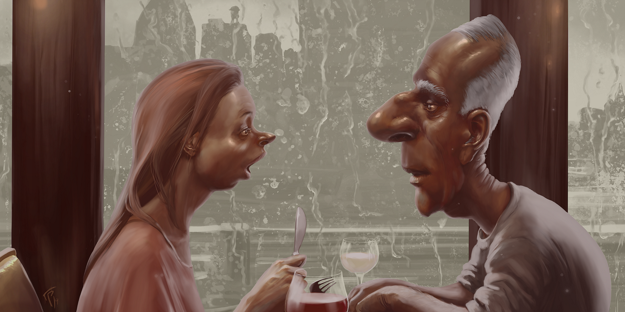A Rainy Lunch